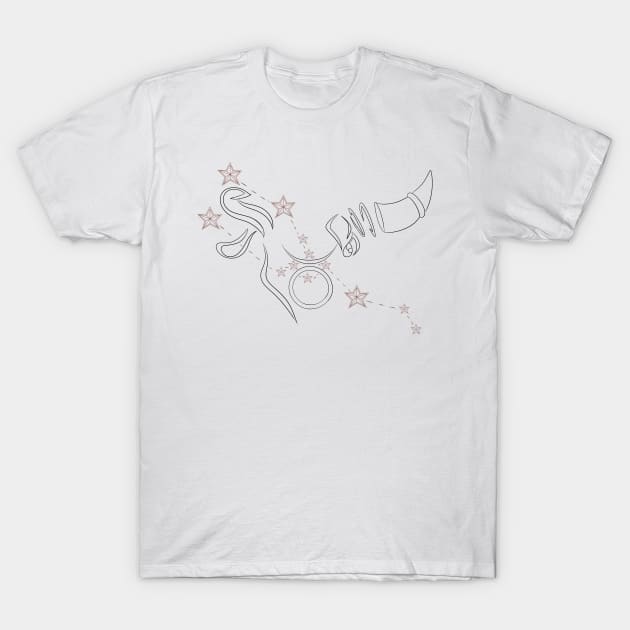 Zodiac sign Taurus T-Shirt by ZedWolf